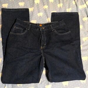 Women's Route 66 Boot Cut Denim Jeans Pants Size 11/12 AVG Dark Wash Classic
